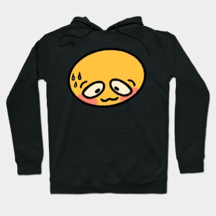 Blushing cursed emoji Hoodie